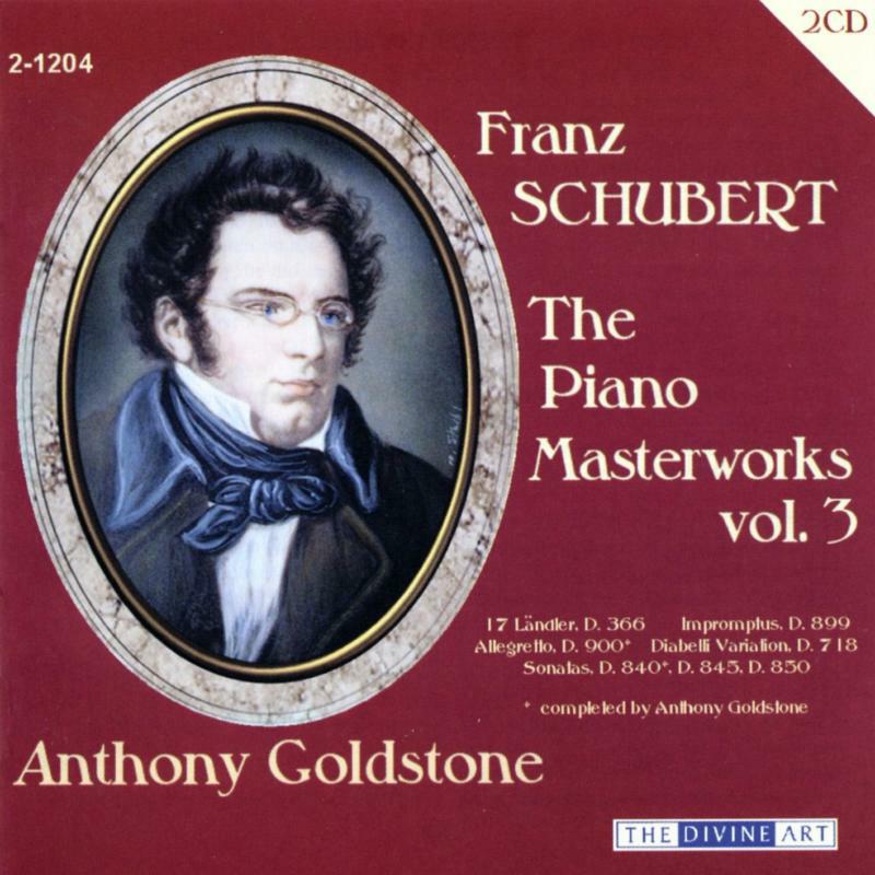 Picture of Anthony Goldstone - SCHUBERT:PNO MWKS VOL 3