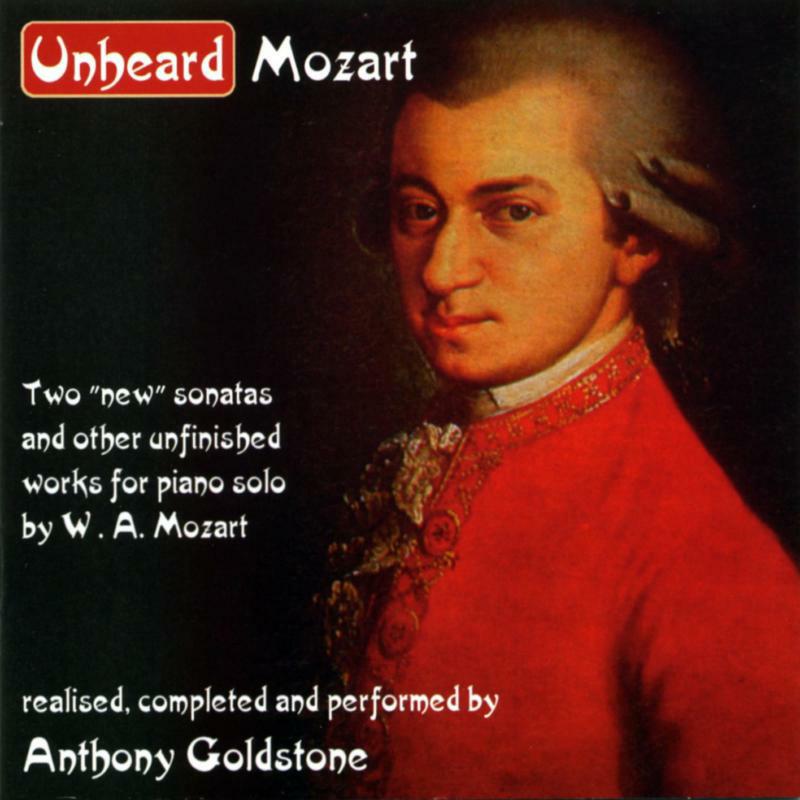 Picture of Anthony Goldstone - MOZART:UNHEARD MOZART