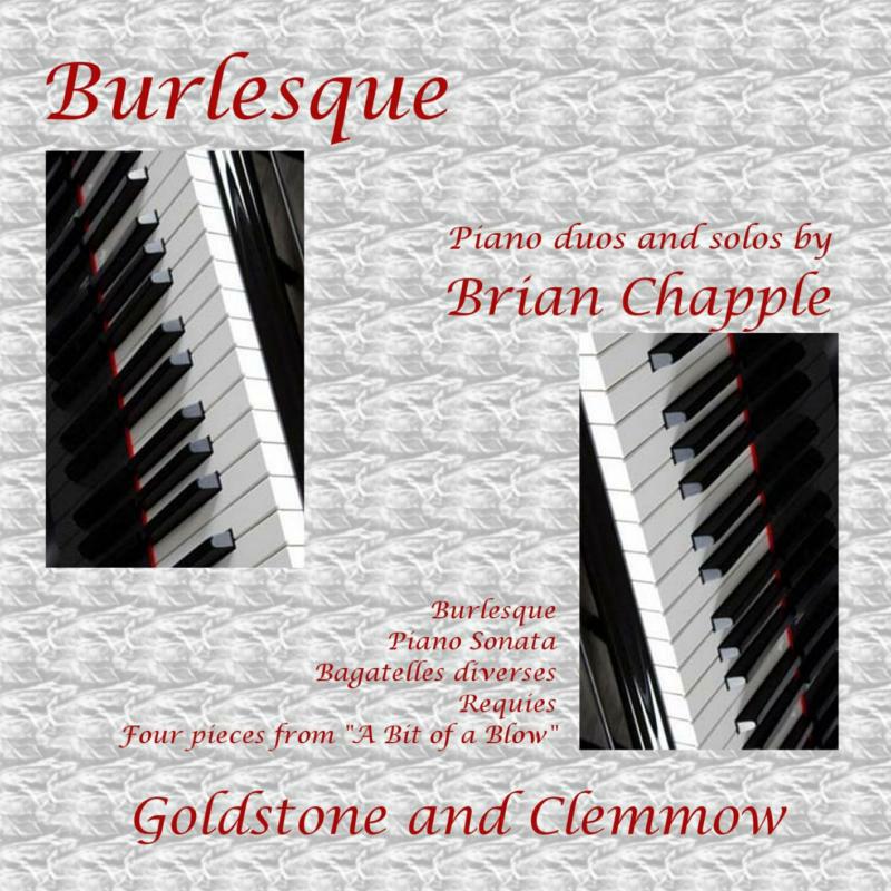 Picture of Clemmow:Goldstone - CHAPPLE:BURLESQUE-PNO MUSIC
