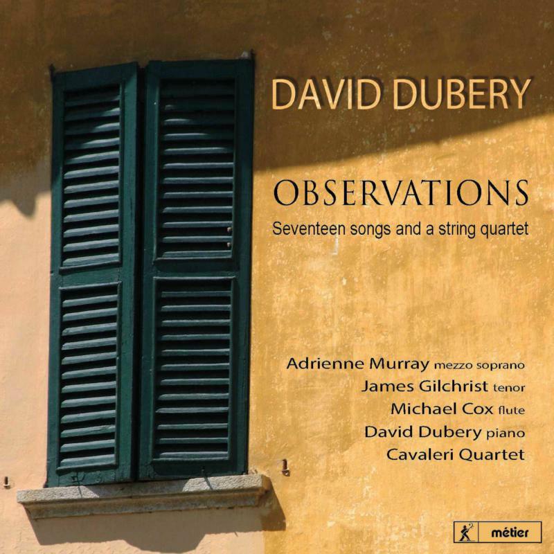 Picture of Gilchrist:Murray:Cox - Observations: Songs Quartet