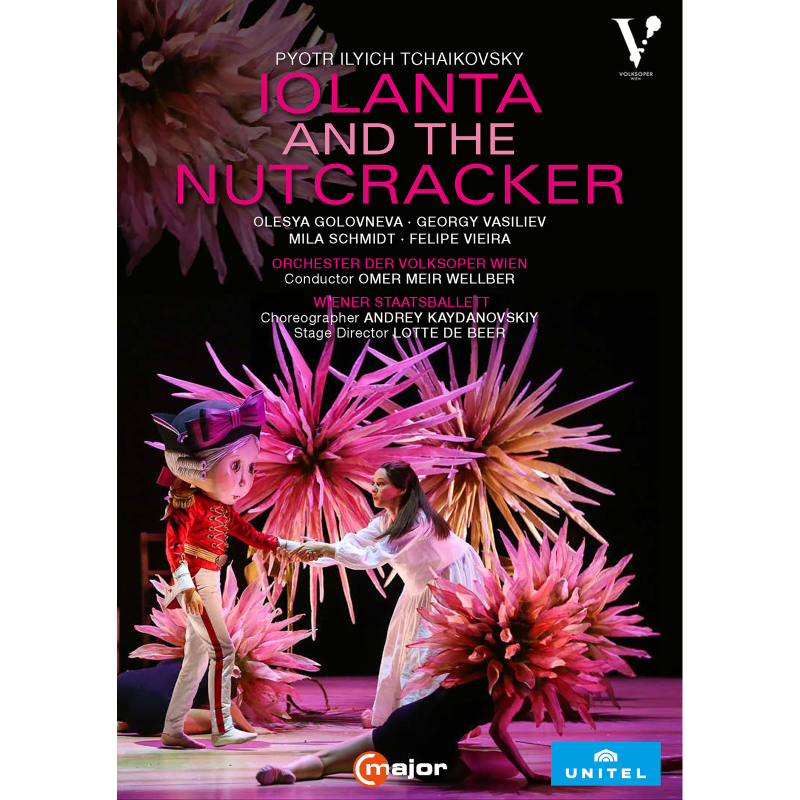 Picture of Olesya Golovneva; Stefan Cerny; Georgy Vasiliev; Andrei Bondarenko; Mila Schmidt; Felipe Vieira; Wiener Staatsballett; Orchester der Volksoper Wien; Lotte de Beer; Andrey Kaydanovskiy; Omer Meir Wellber - Pyotr Ilyich Tchaikovsky: Iolanta and The Nutcracker