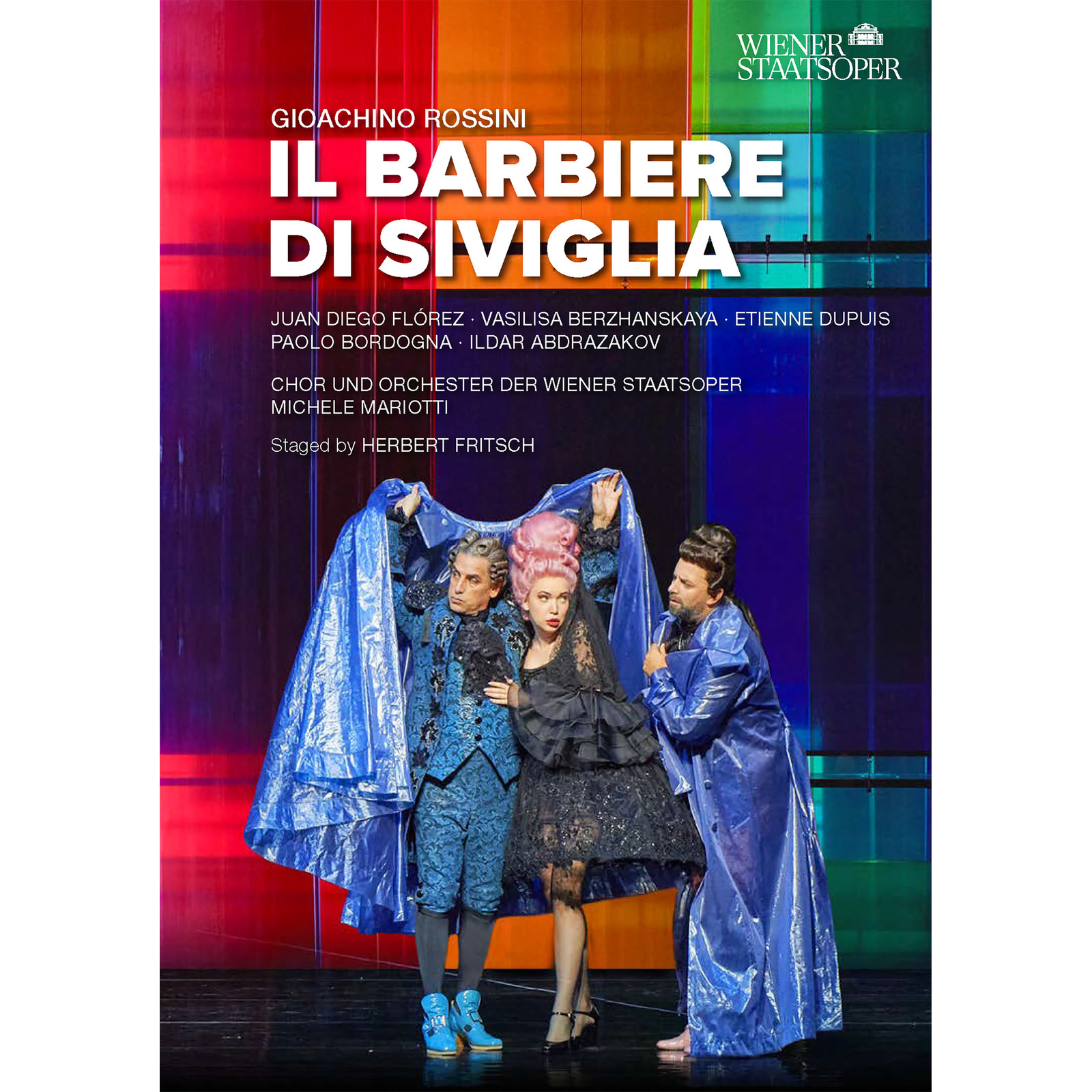Picture of Juan Diego Florez; Vasilisa Berzhanskaya; Etienne Dupuis; Ildar Abdrazakov; Chorus of Wiener Staatsoper; Orchestra of Wiener Staatsoper; Michele Mariotti - Gioachino Rossini: Il barbiere di Siviglia