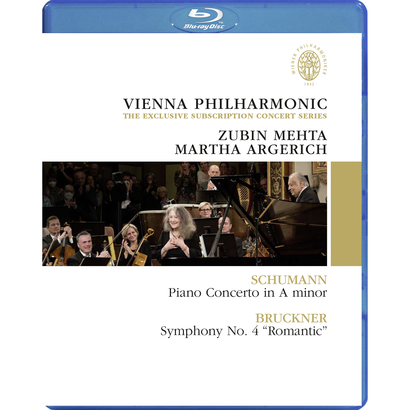 Picture of Martha Argerich; Wiener Philharmoniker; Zubin Mehta - Vienna Philharmonic: The Exclusive Subscription Concert Series - Zubin Mehta & Martha Argerich