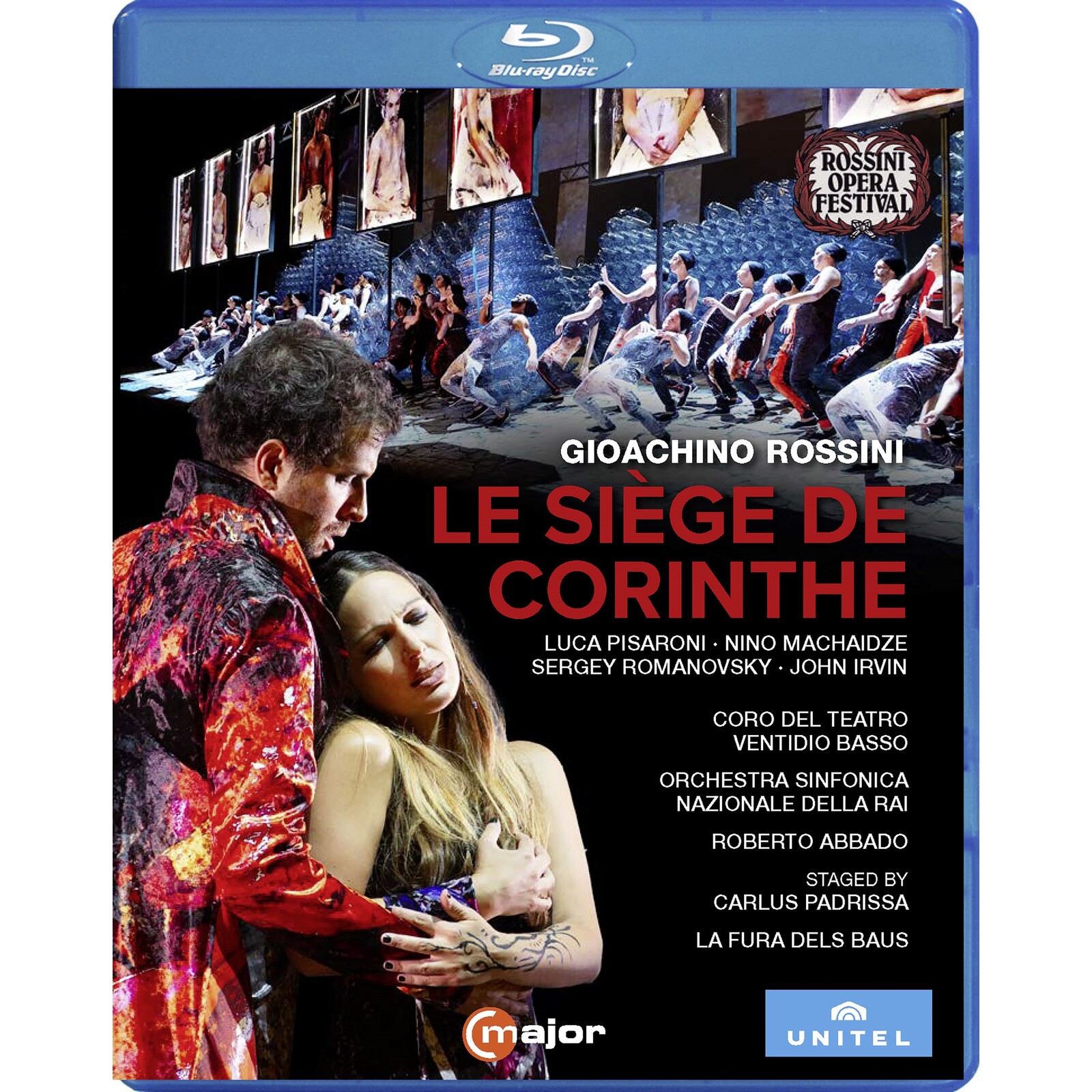 Picture of Luca Pisaroni; John Irvin; Nino Machaidze; Sergey Romanovsky; Coro del Teatro Ventidio Basso; Orchestra Sinfonica Nazionale della Rai; Carlus Padrissa; Roberto Abbado - Gioachino Rossini: Le Siege de Corinthe