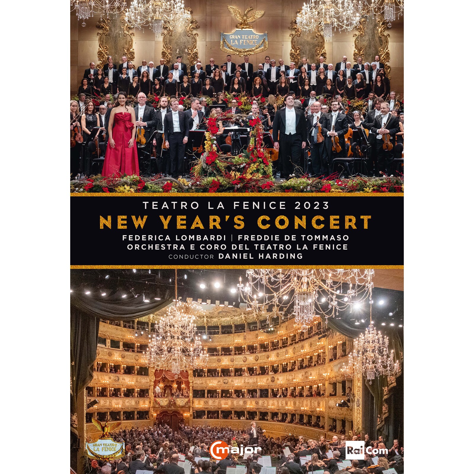 Picture of Federica Lombardi; Freddie De Tommaso; Jacopo Tissi; Orchestra e Coro del Teatro La Fenice; Daniel Harding - New Year's Concert - Teatro la Fenice 2023