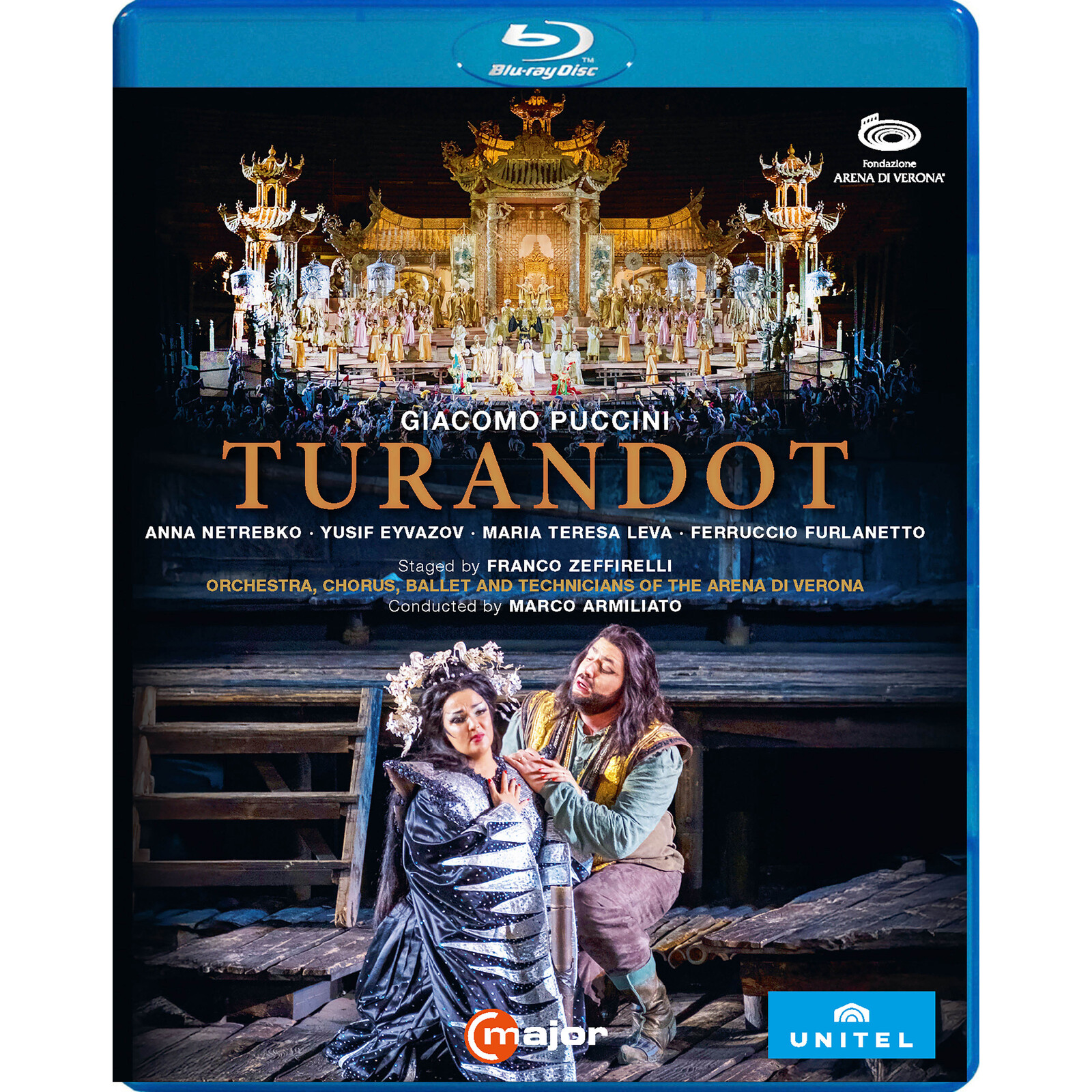 Picture of Anna Netrebko; Yusif Eyvazov; Carlo Bosi; Maria Teresa Leva; Ferruccio Furlanetto; Chorus of the Arena di Verona; Orchestra of the Arena di Verona; Franco Zeffirelli; Marco Armiliato - Giacomo Puccini: Turandot