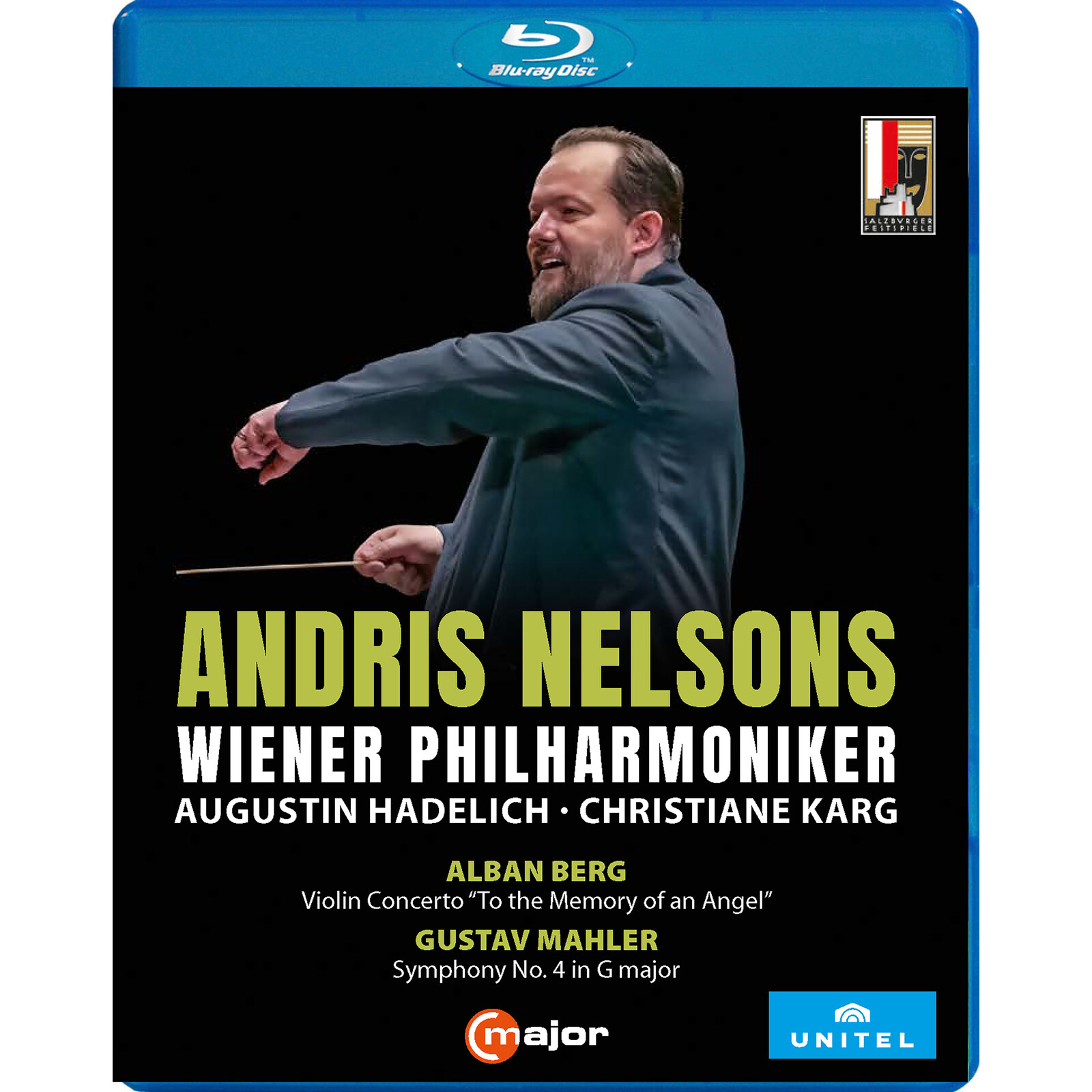 Picture of Augustin Hadelich; Christiane Karg; Wiener Philharmoniker; Andris Nelsons - Andris Nelsons conducts the Wiener Philharmoniker - Alban Berg: Violin Concerto; Gustav Mahler: Symphony No. 4