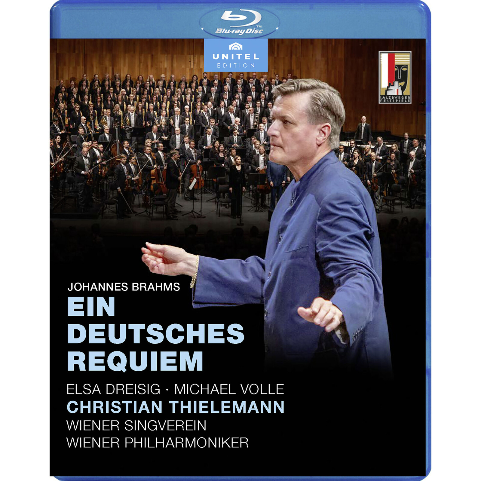 Picture of Elsa Dreisig; Michael Volle; Wiener Singverein; Wiener Philharmoniker; Christian Thielemann - Christian Thielemann conducts Johannes Brahms: Ein Deutsches Requiem
