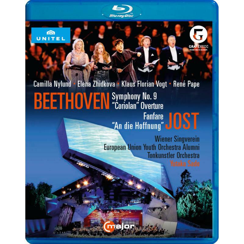 Picture of Various - Beethoven: Symphony No. 9, Coriolan Overture, Jost: Fanfare, An die Hoffnung