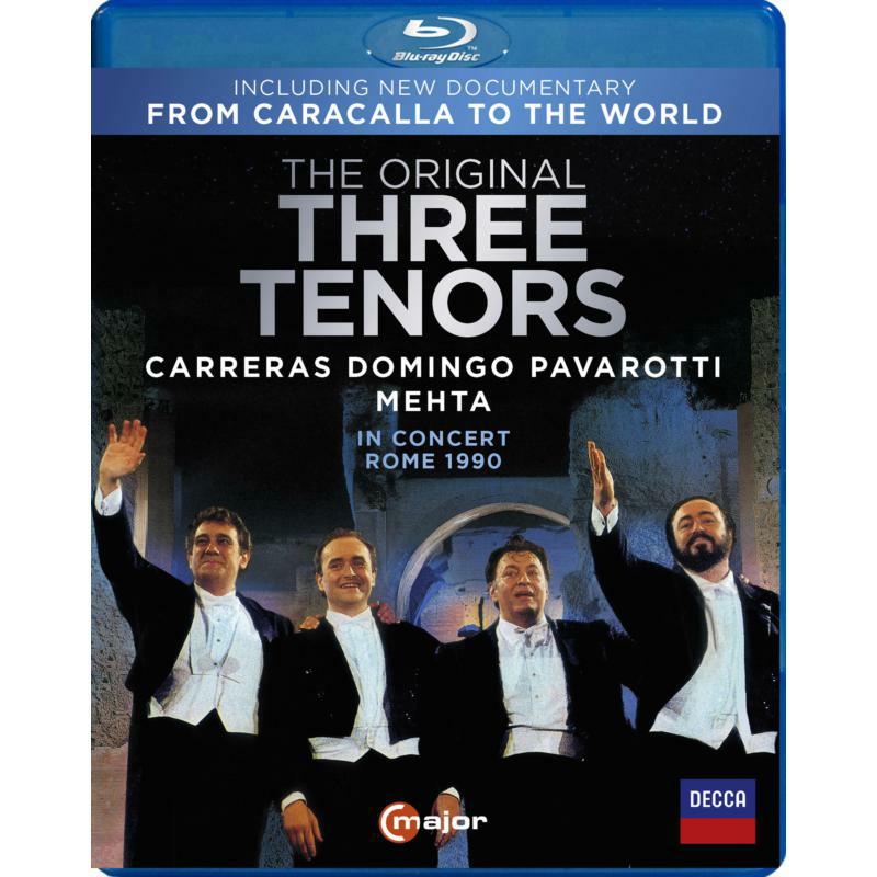 Picture of Carreras/Domingo/Pavarotti - The Original Three Tenors: Carreras, Domingo, Pavarotti in Concert, Rome 1990 (including new documentary: From Caracalla