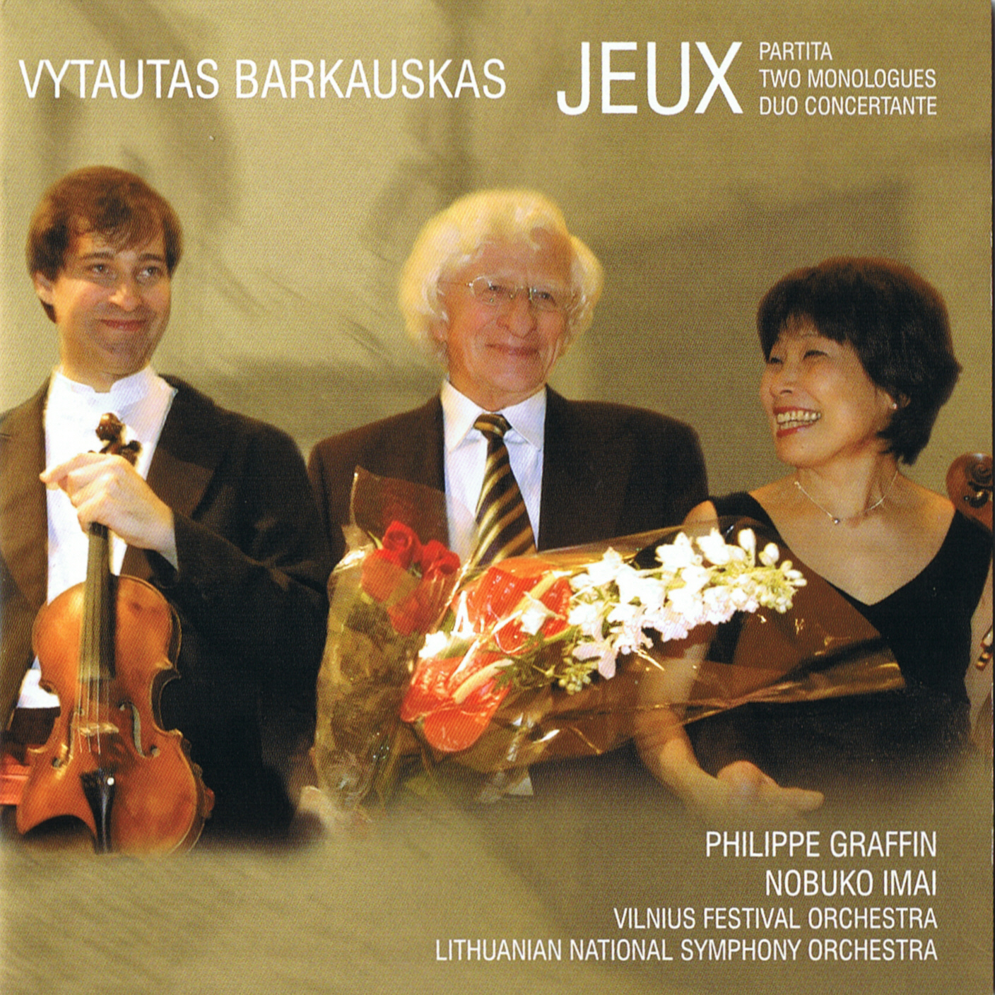 Picture of Philippe Graffin - Vytautas Barkauskas: Jeux; Partita; Two Monologues; Duo Concertante