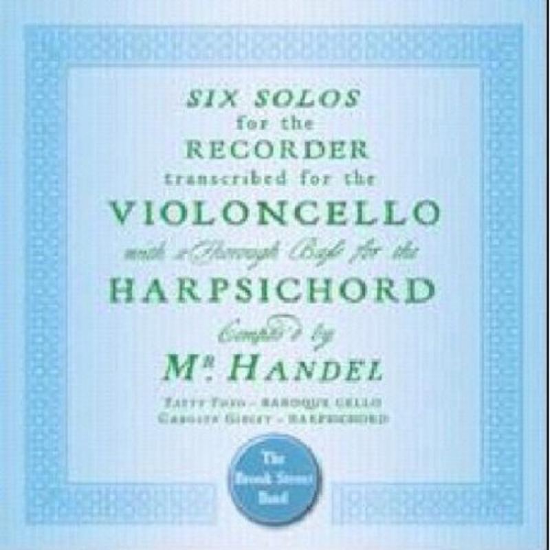 Picture of Tatty Theo - Handel: Six Cello Sonatas