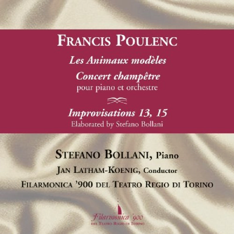 Picture of Stefano Bollani - Poulenc: Les Animaux Modeles; Concert Champetre; Improvisations 13 & 15
