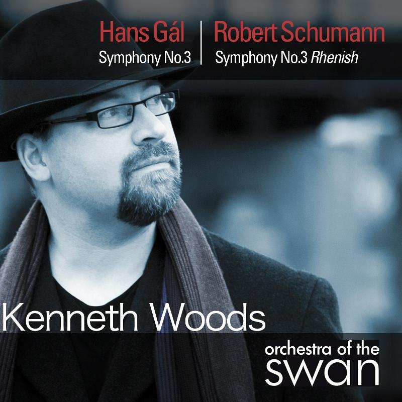 Picture of Orchestra of the Swan & Kenneth Woods - Hans G�l: Symphony No. 3, Schumann: Symphony No. 3 'Rhenish'