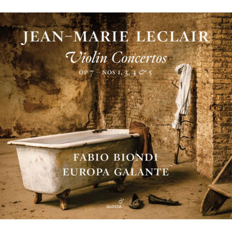 Picture of Fabio Biondi; Europa Galante - Jean-Marie Leclair - Violin Concertos Op. 7, Nos. 1, 3, 4 & 5