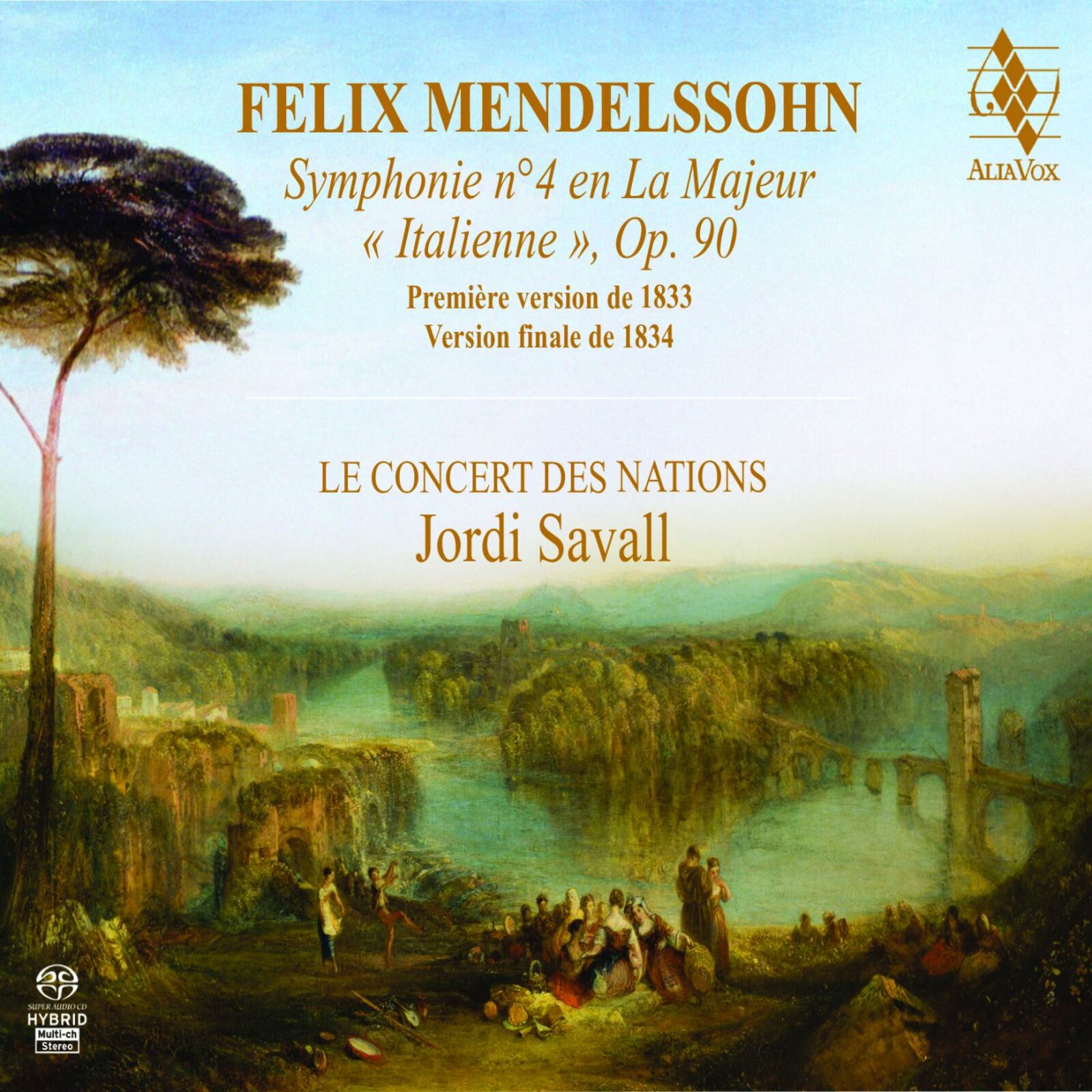 Picture of Jordi Savall, Le Concert des Nations - Mendelssohn: Symphony No. 4 << Italian>>