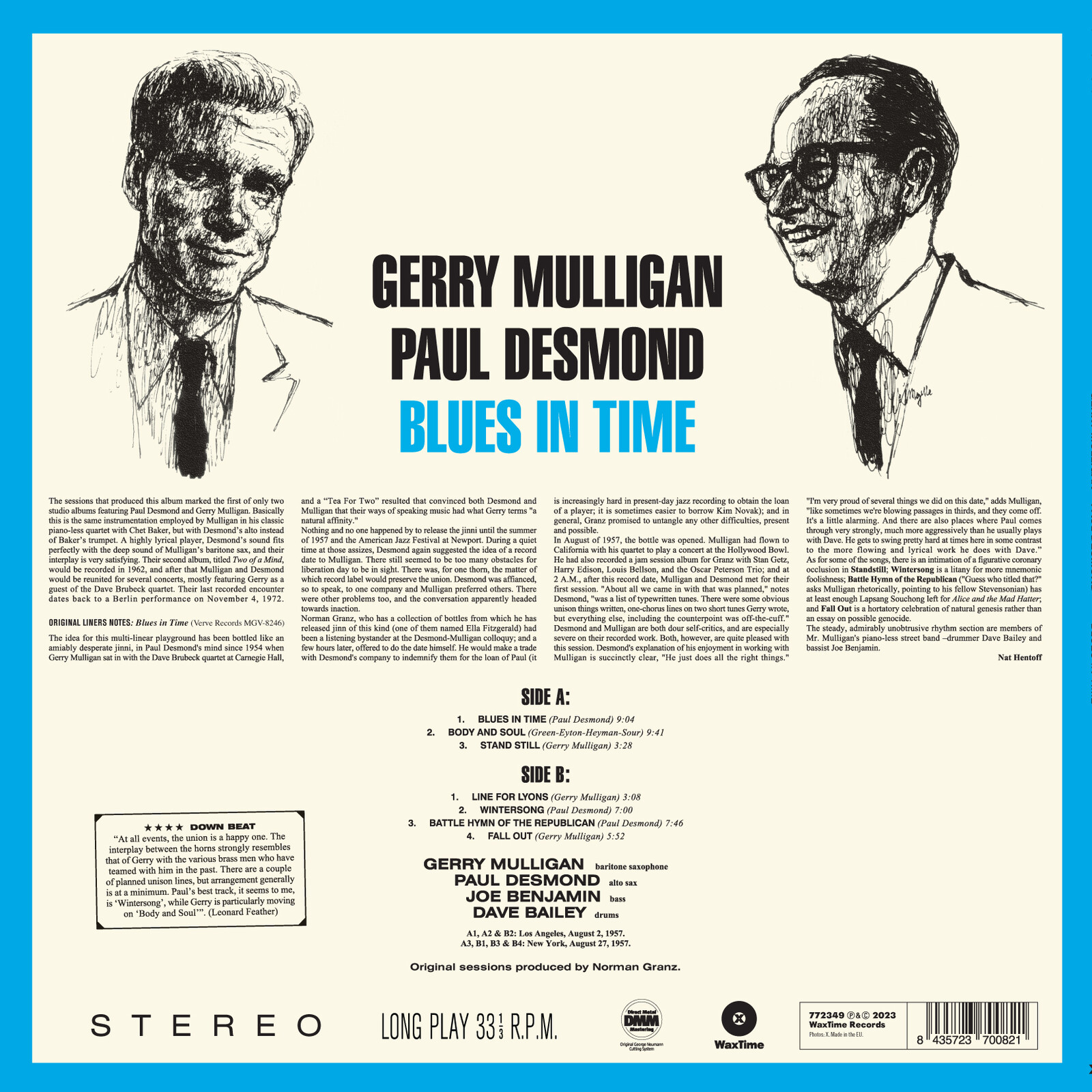 Picture of Gerry Mulligan & Paul Desmond - Blues In Time