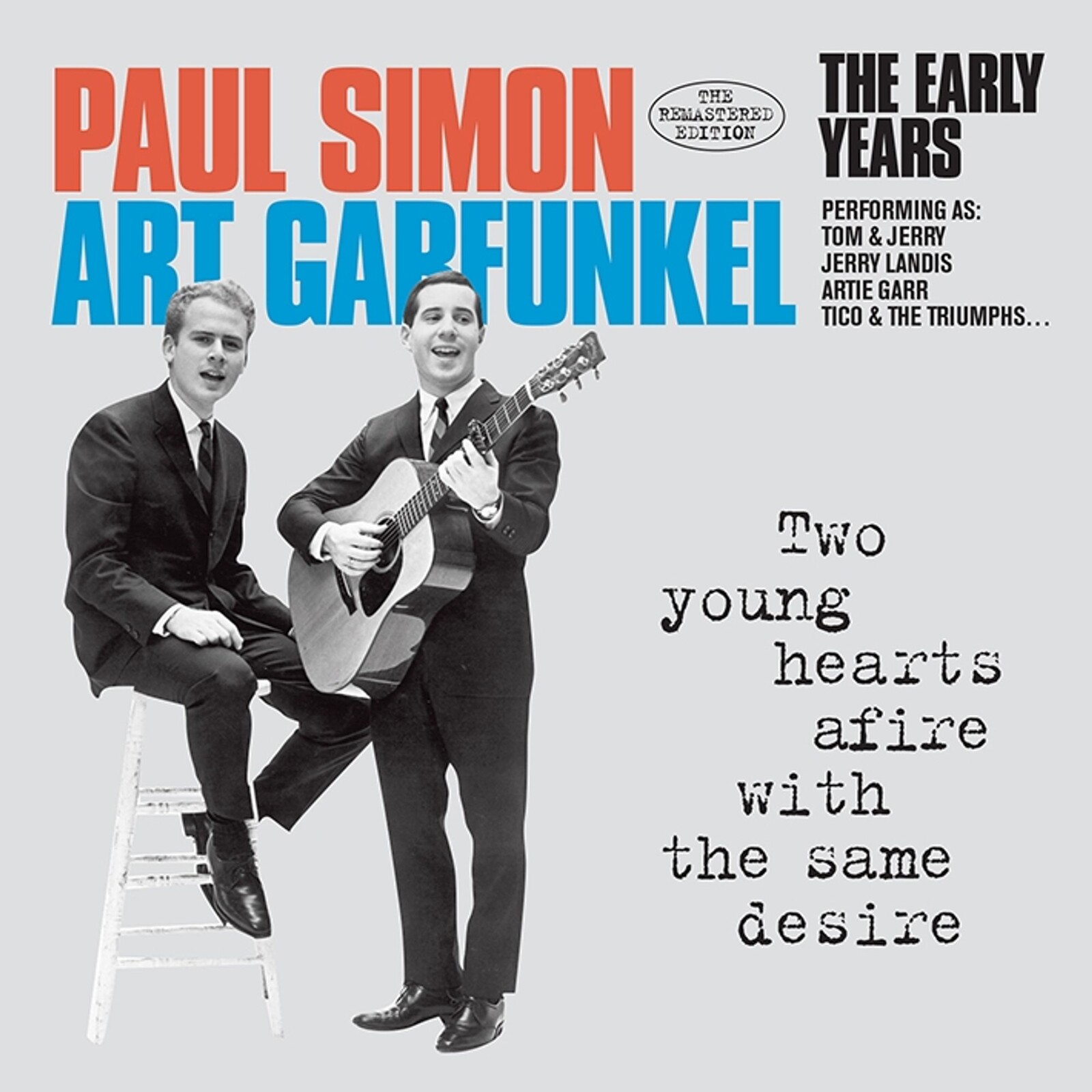 Picture of Paul Smon & Art Garfunkel - Two Young Hearts Afire With The Same Desire .