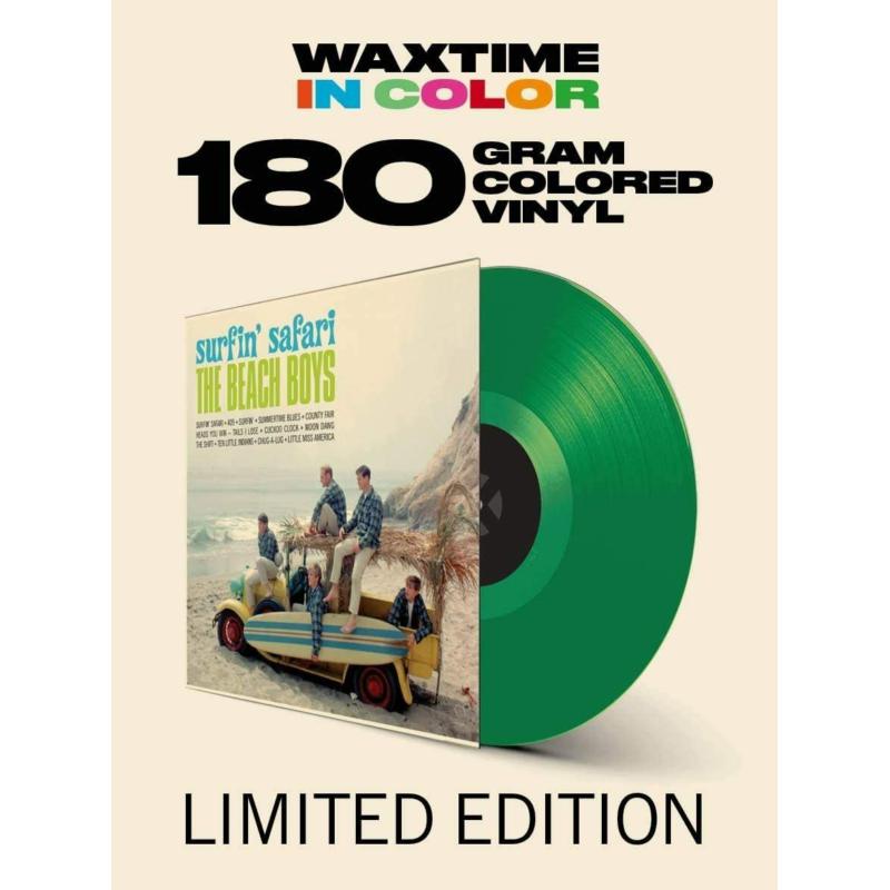 Picture of The Beach Boys - Surfin' Safari (Limited Edition Transparent Green Vinyl) (LP)