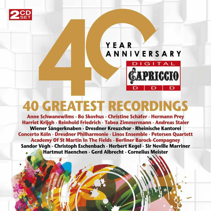 Picture of Various - 40 Greatest Recordings for Capriccio's 40 Year Anniversary