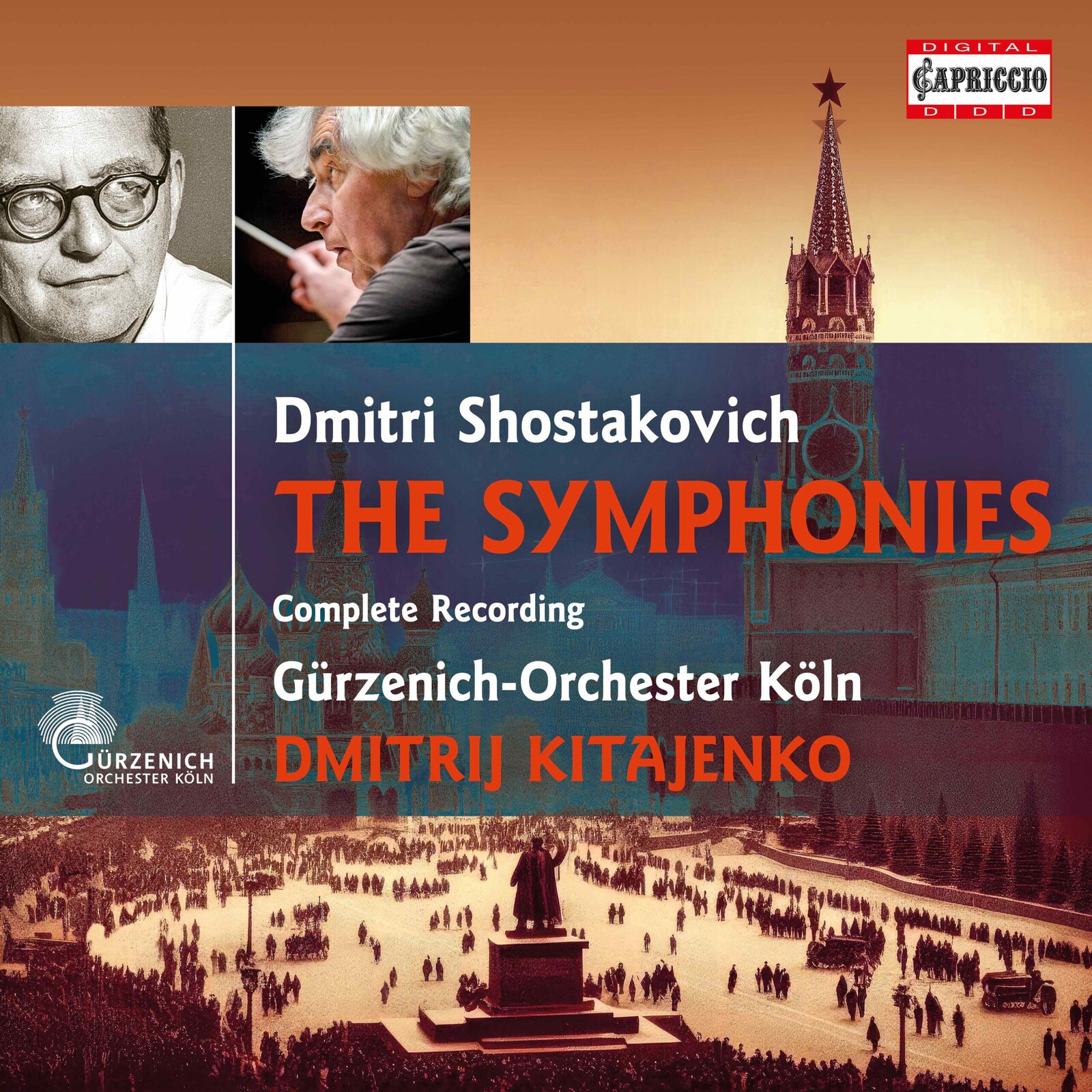 Picture of Marina Shaguch; Arutjun Kotchinian; Prague Philharmonic Chorus; Gurzenich-Orchester Koln; Dmitrij Kitajenko - Dmitri Shostakovich: The Symphonies