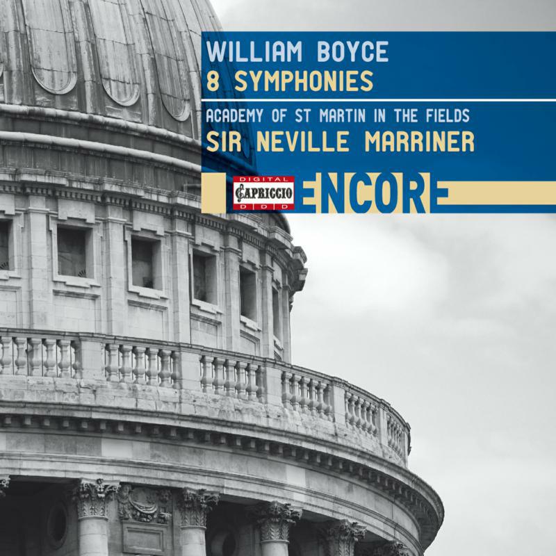 Picture of Academy Of St Mitf/Marriner - William Boyce: 8 Symphonies
