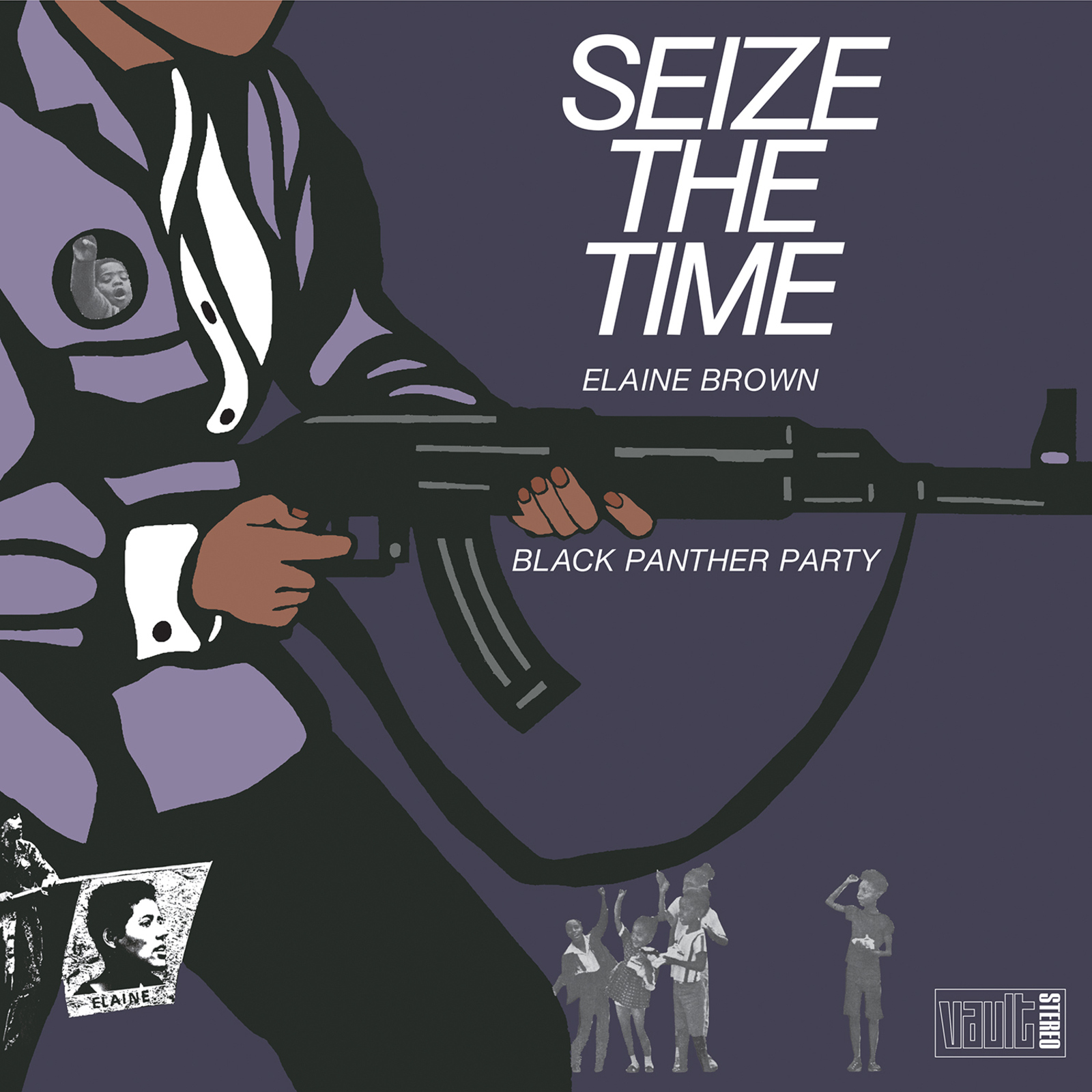 Picture of Elaine Brown/Black Panther Party - Seize the Time (Deep Purple Vinyl)