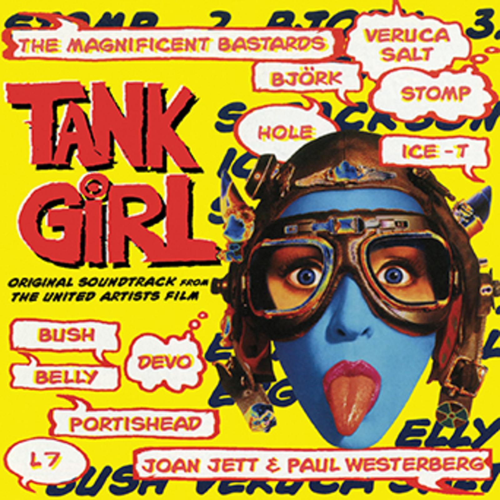 Picture of Various Artists - Tank Girl--Original Soundtrack from the United Artists Film (Limited Neon Yellow Vinyl)
