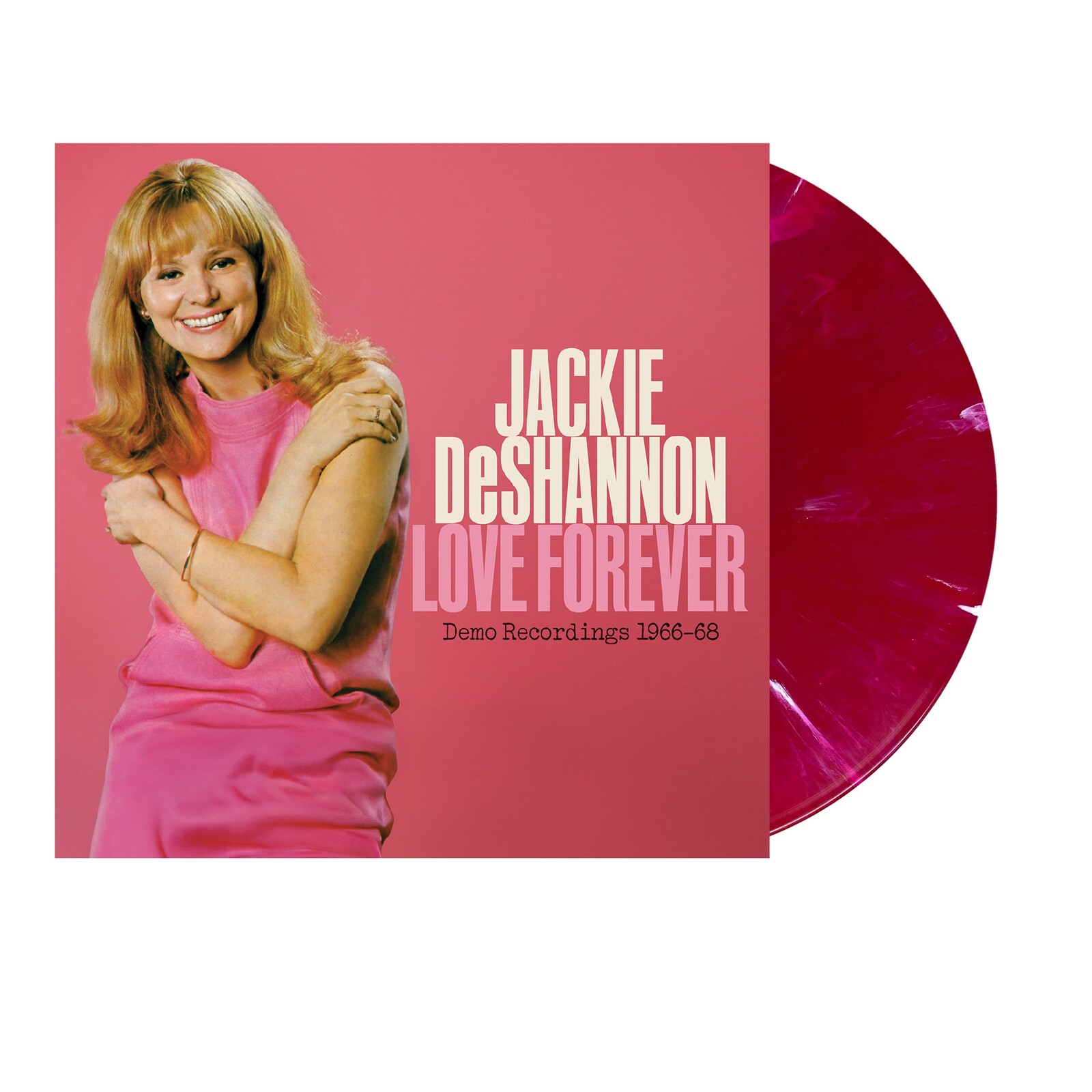 Picture of Jackie Deshannon - Love Forever - Demo Recordings 1966-1967 (Valentine Red with White Swirl Vinyl)
