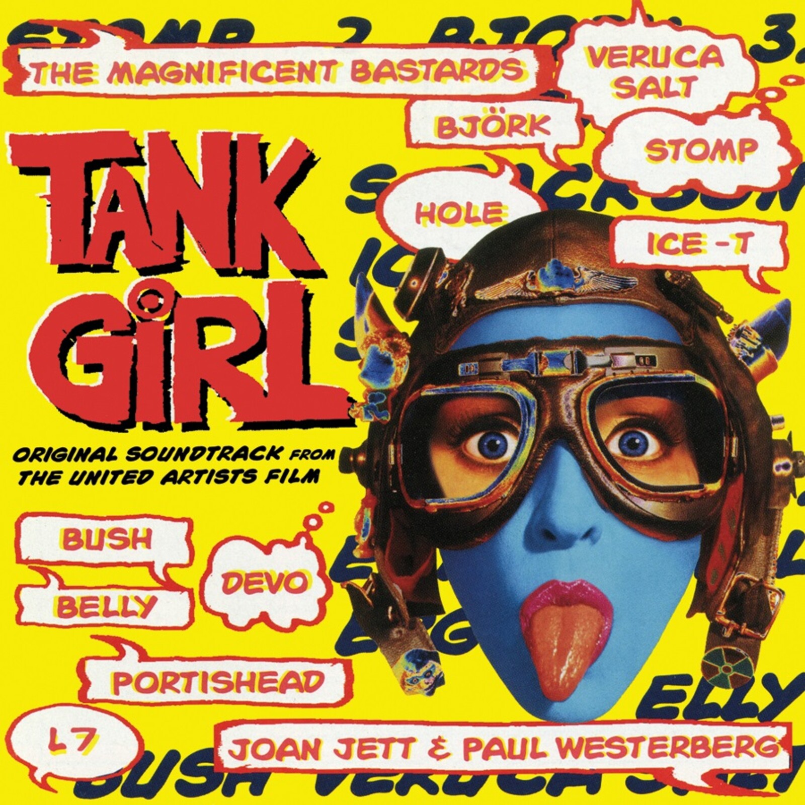 Picture of Various Artists - Tank Girl--Original Soundtrack from the United Artists Film (30th Anniversary) (Neon Coral Vinyl)