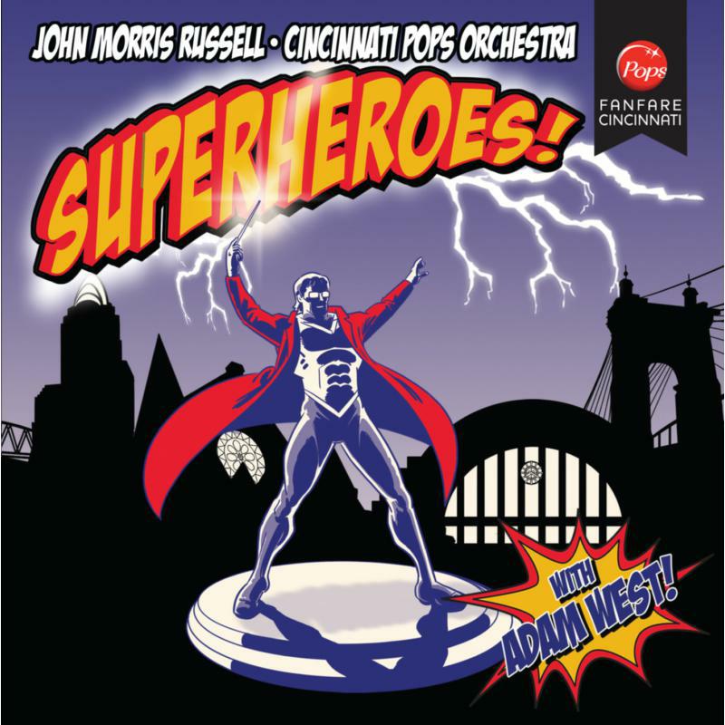 Picture of Russell:Cincinnati Pops Orch - Superheroes | Hollywood Musical Scores