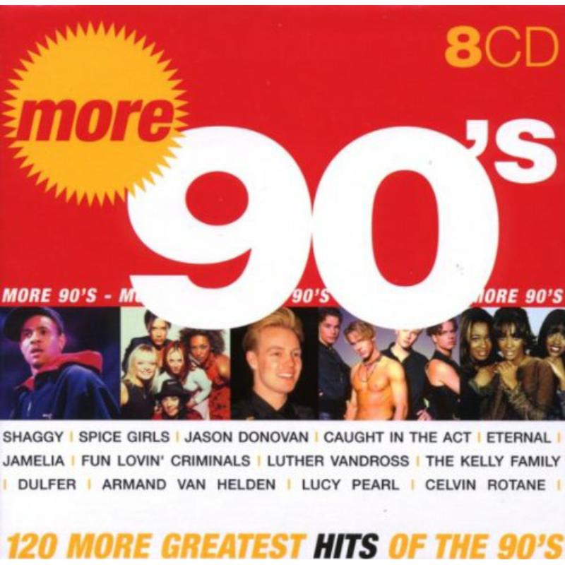 Picture of Various Artists - More 90's (8-Cd Box)