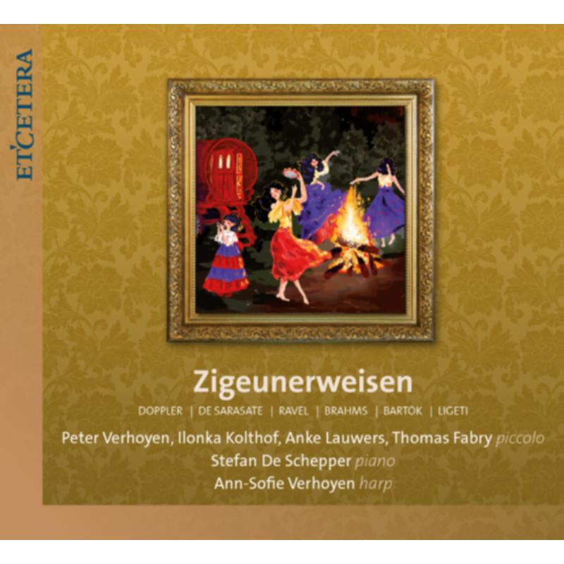 Picture of Peter Verhoyen, Ilonka Kolthof, Anke Lauwers, Thomas Fabry - Zigeunerweisen: Bartok/ Ravel/ Dopper/ De Sarasate