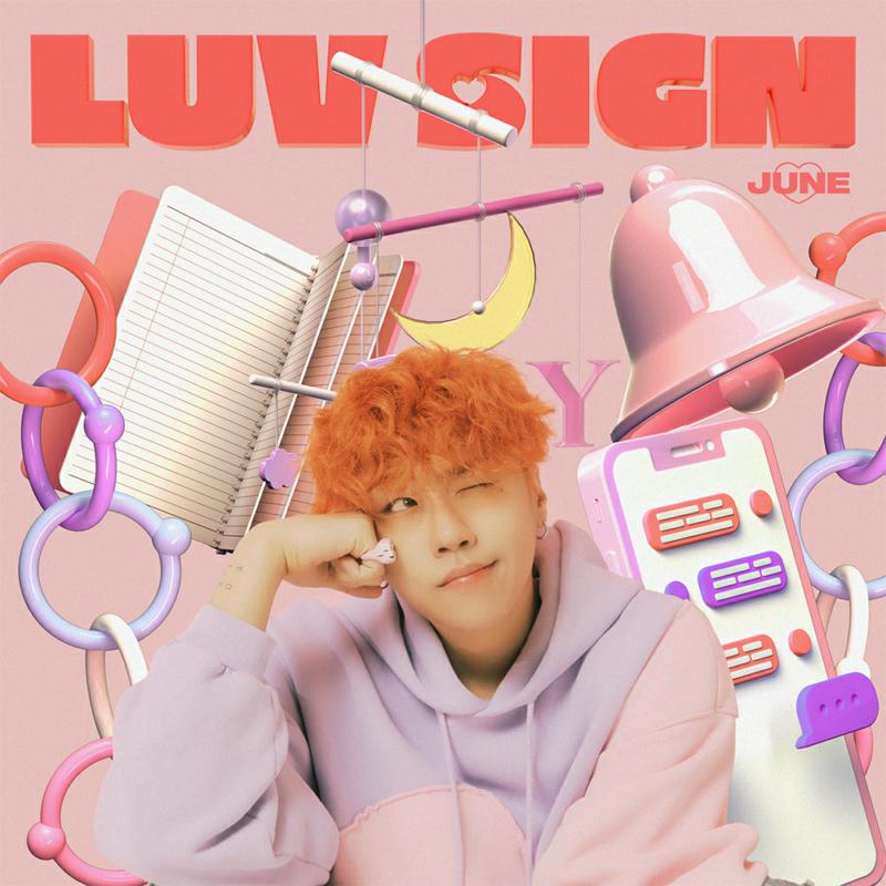 Picture of June - Luv Sign
