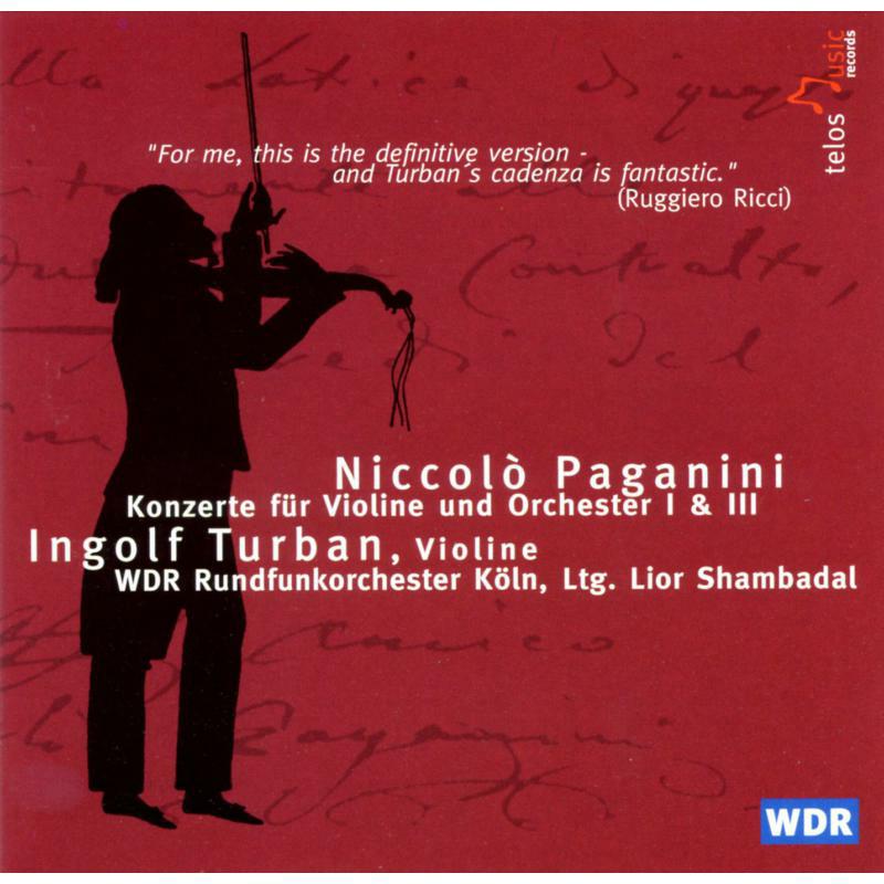 Picture of Ingolf Turban - Paganini: Violin Concerto Nos.1 3
