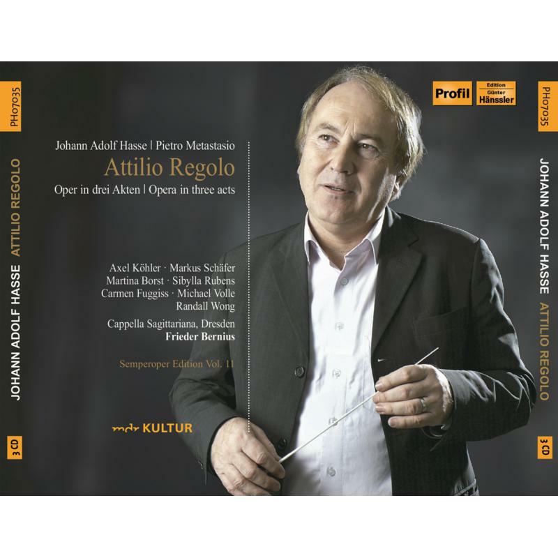 Picture of Various - Johann Adolf Hasse: Attilio Regolo - Opera in three acts