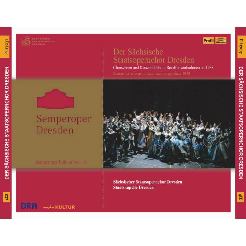 Picture of Various - DER S�CHSISCHER STAATSOPERNCHOR DRESDEN - SEMPEROPER-EDITION, VOL. 10