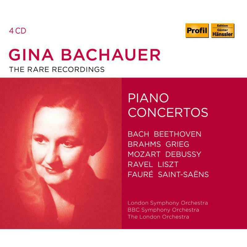 Picture of Bachauer/Lso/Bbc So/Lon Orc - Gina Bachauer: The Rare Recordings - Piano Concertos