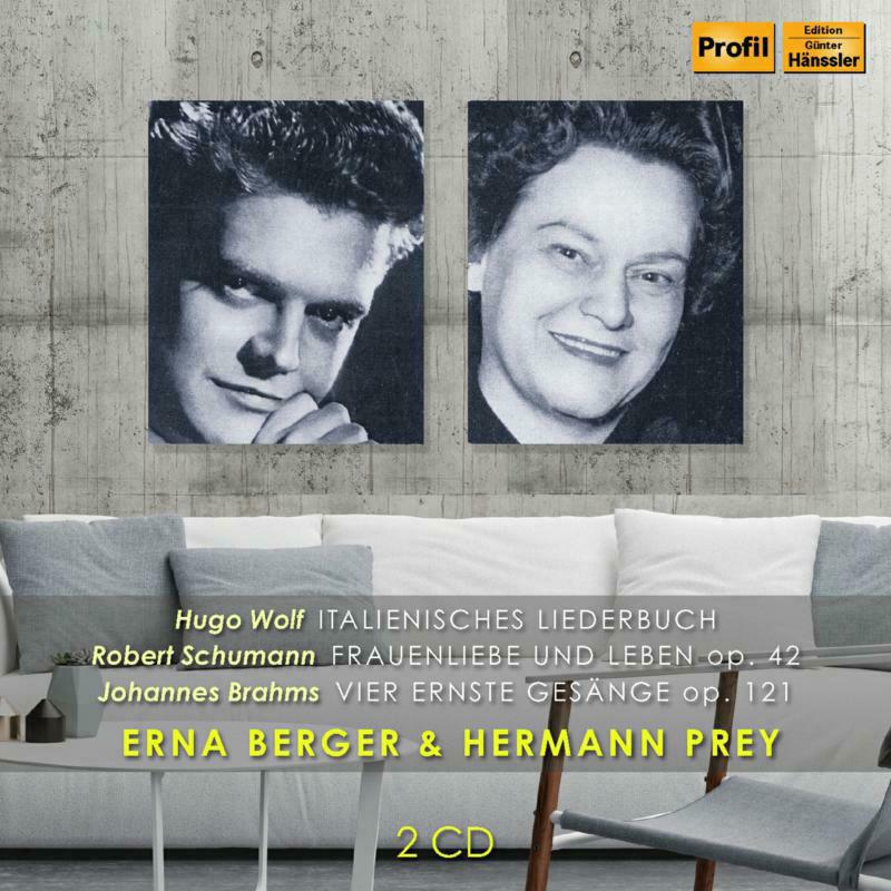 Picture of Berger/Prey/Weissenborn - Hugo Wolf: ItalienischesLiederbuch, Robert Schumann: Frauenliebe und Leben, Op. 42, Johannes Brahms: Vier Ernste Ges�nge