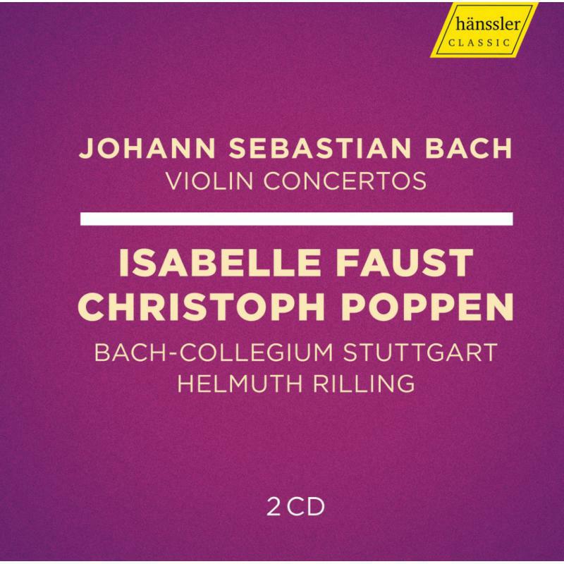 Picture of Faust/Poppen/Stuttgart - Johann Sebastian Bach: Violin Concertos