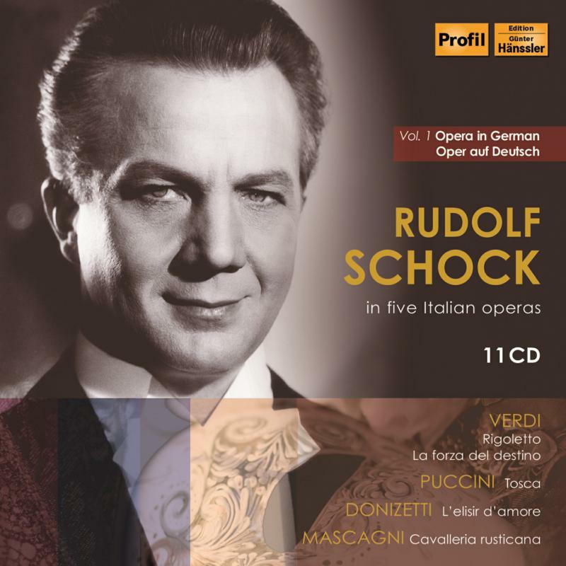 Picture of Rudolf Schock - Opera in German, Vol. 1: Rudolf Schock in five Italian Operas