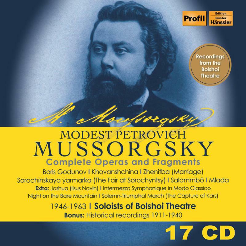 Picture of Soloists Of Bolshoi Theatre - Modest Petrovich Mussorgsky: Complete Operas and fragments