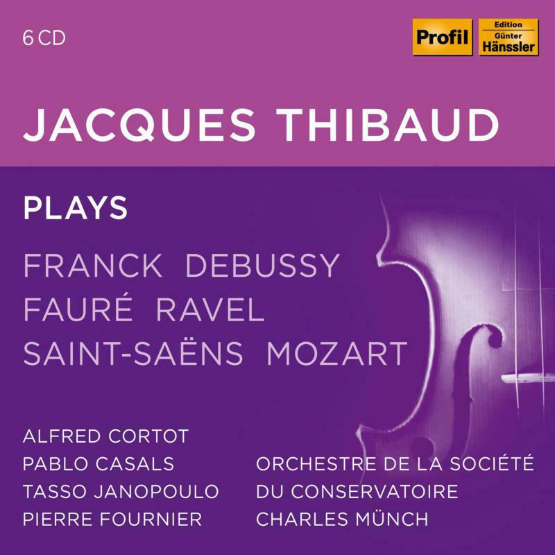 Picture of Thibaud - Jaques Thibaud plays Franck, Debussy�.