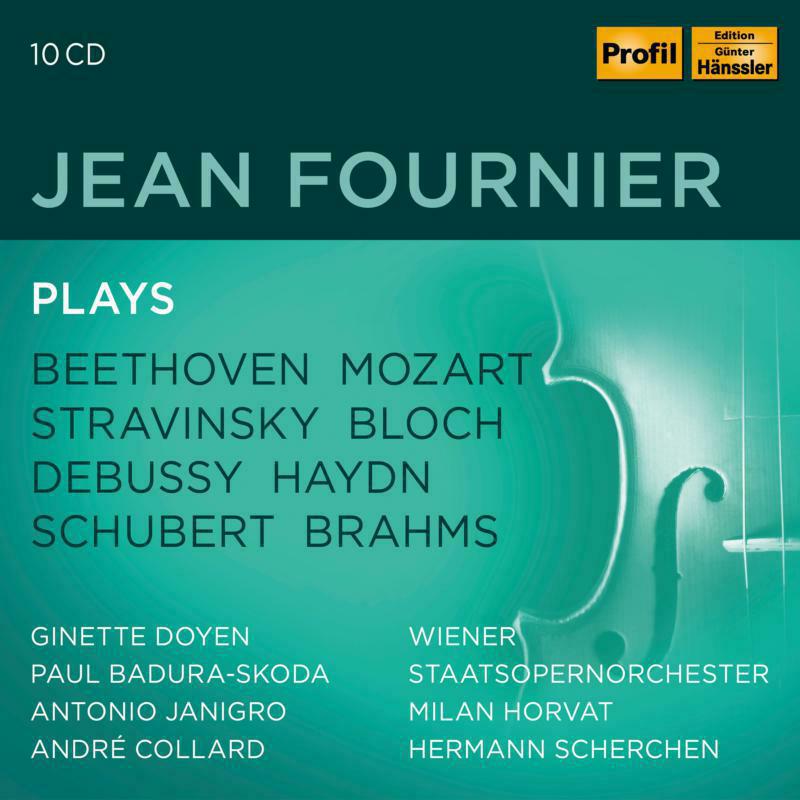 Picture of Jean Fournier - Ludwig van Beethoven, Wolfgang Amadeus Mozart, Claude Debussy, Joseph Haydn, Franz Schubert, Johannes Brahms, Josef Suk