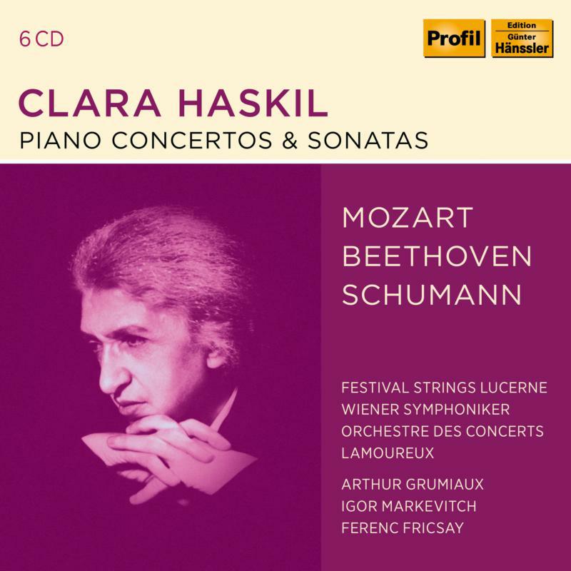 Picture of Clara Haskil; Festival Strings Lucerne; Wiener Symphoniker; Orchestre des Concerts Lamoureux; Arthur Grumiaux - Wolfgang Amadeus Mozart; Ludwig van Beethoven; Robert Schumann: Piano Concertos & Sonatas