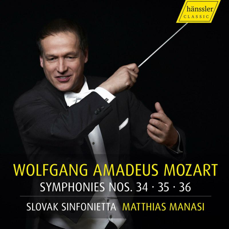 Picture of Slovak Sinfonietta; Matthias Manasi - Wolfgang Amadeus Mozart: Symphonies Nos. 34, 35 & 36