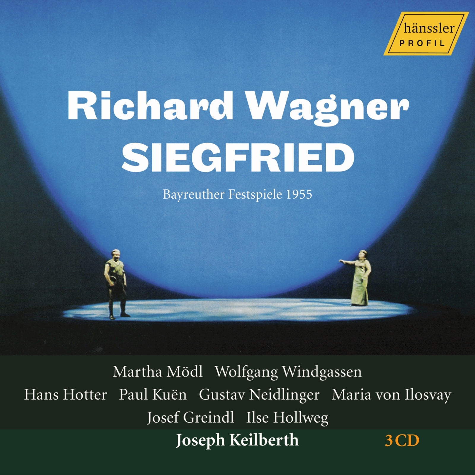 Picture of Orchester der Bayreuther Festspiele; Wolfgang Windgassen; Martha Modl; Hans Hotter; Paul Kuen; Gustav Neidlinger; Josef Greindl; Maria von Ilosvay; Ilse Hollweg; Joseph Keilberth - Richard Wagner: Siegfried (Live in Bayreuth, 1955)
