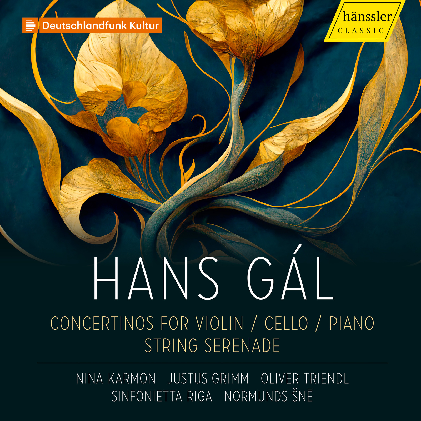 Picture of Nina Karmon; Justus Grimm; Oliver Triendl; Sinfonietta Riga; Normunds Sne - Hans Gal: Concertinos for Violin, Cello & Piano; String Serenade