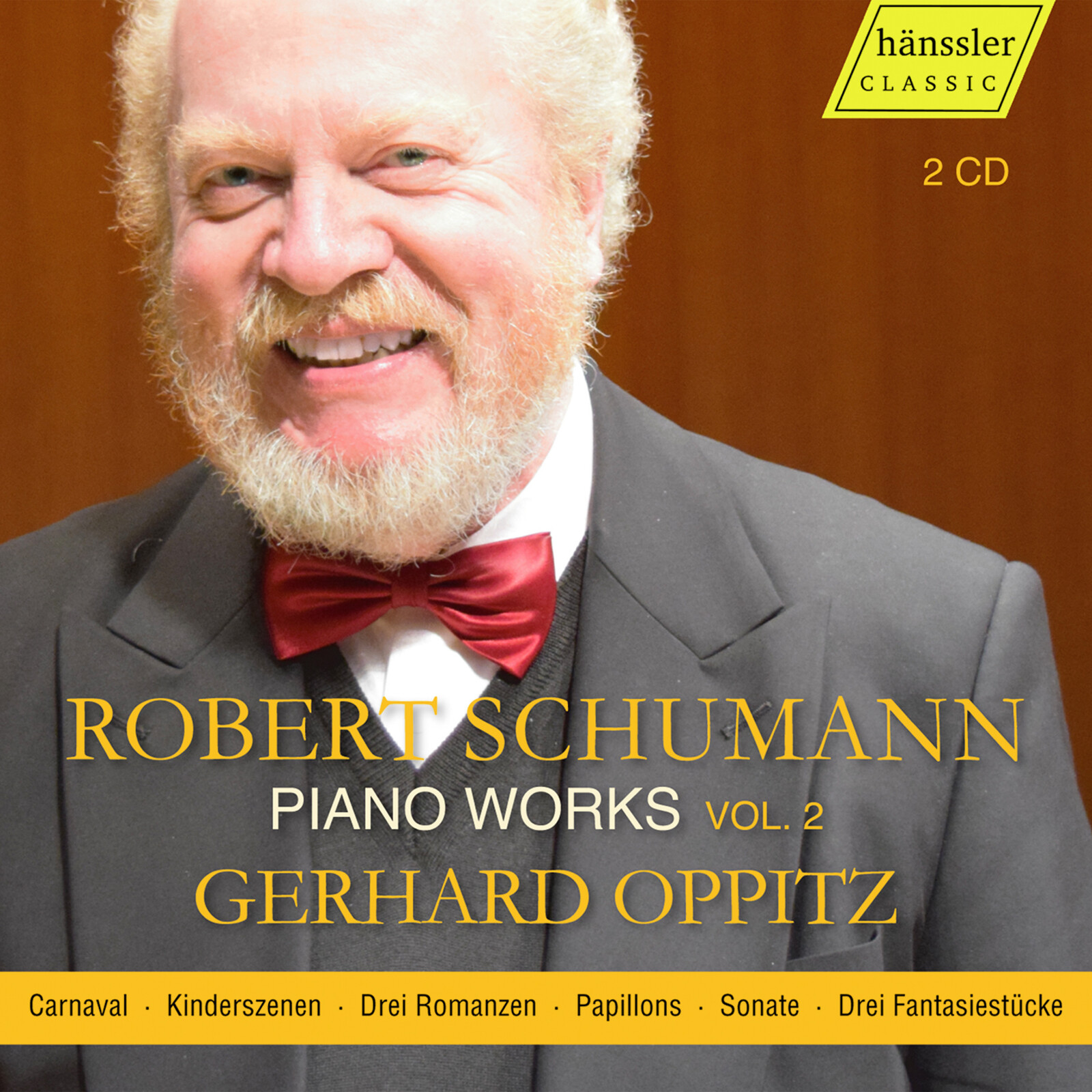 Picture of Gerhard Oppitz - Robert Schumann: Piano Works; Vol. 2 (Carnaval; Kinderszenen; Drei Romanzen; Papillons; Sonate fis-moll; Drei Fantasiestucke)