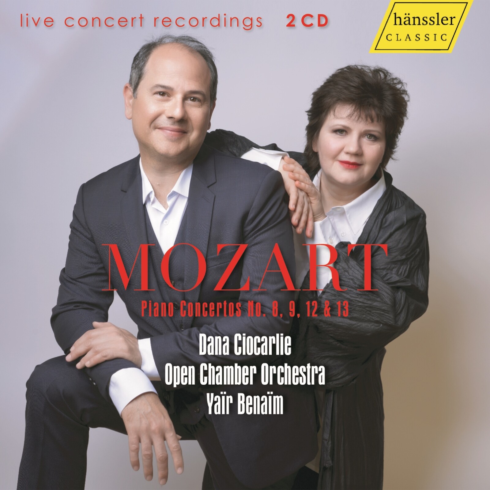 Picture of Dana Ciocarlie; Open Chamber Orchestra; Yair Benaim - Wolfgang Amadeus Mozart: Piano Concertos No. 8, 9, 12 & 13